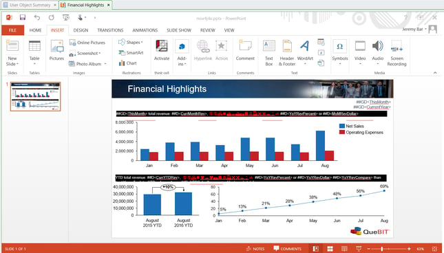 screenshot of typical cognos disclosure management set up